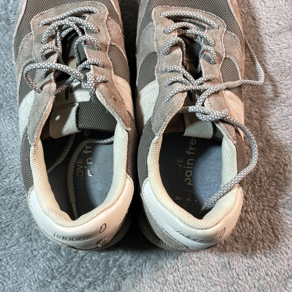 Johnnie O Vintage‎ Style Sneakers Lace Up Suede Brown Casual Shoes